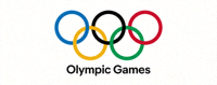 奥运会Olympic Games标志 - 五环相连的经典图案