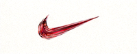 知名运动品牌Nike标志 - 红色旋风勾形logo